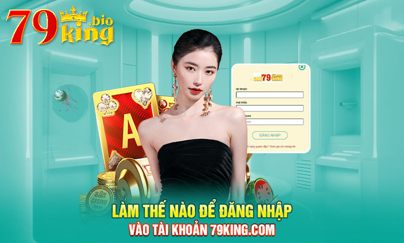 Các bước đăng nhập vào 79King